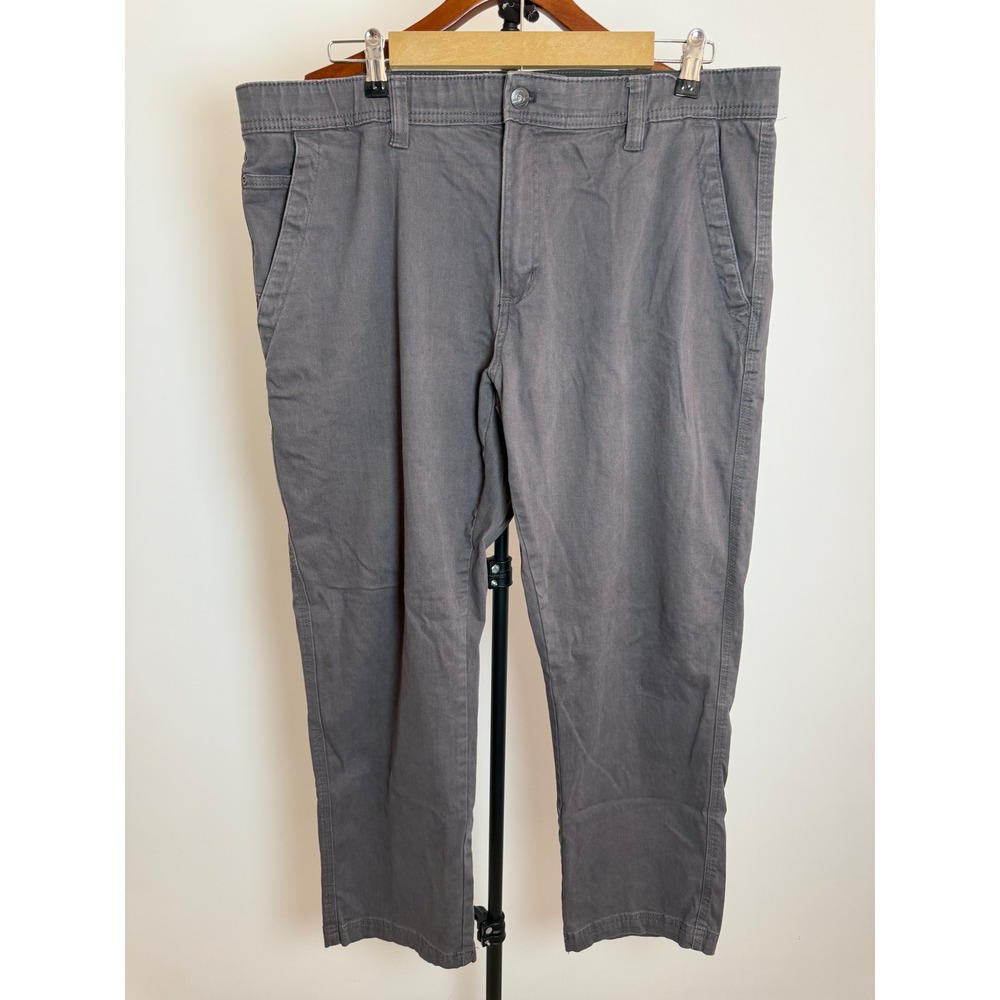 Weatherproof Vintage Mens 38x30 Canvas Utility Pants Forged Iron Grey W3F458SC - Picture 2 of 6
